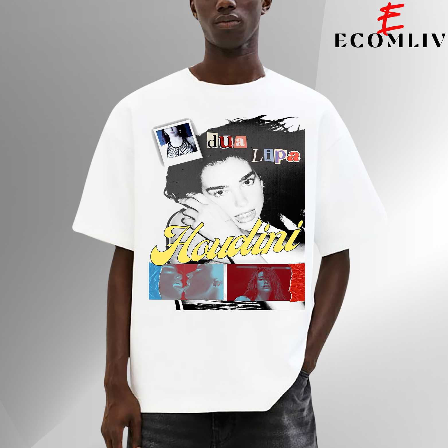 Dua Lipa Retro Tee, Pop Star Streetwear Shirt, Collector Merch Top